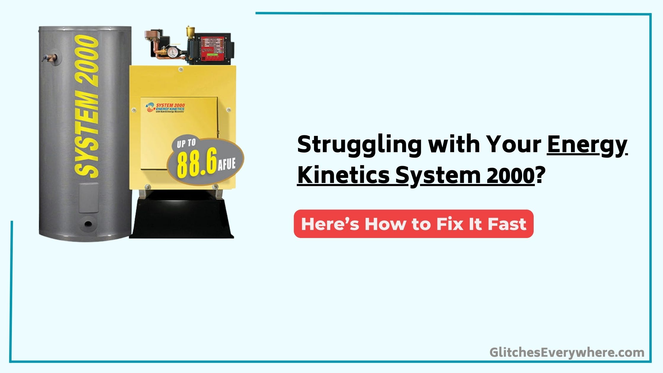 Energy Kinetics System Troubleshooting