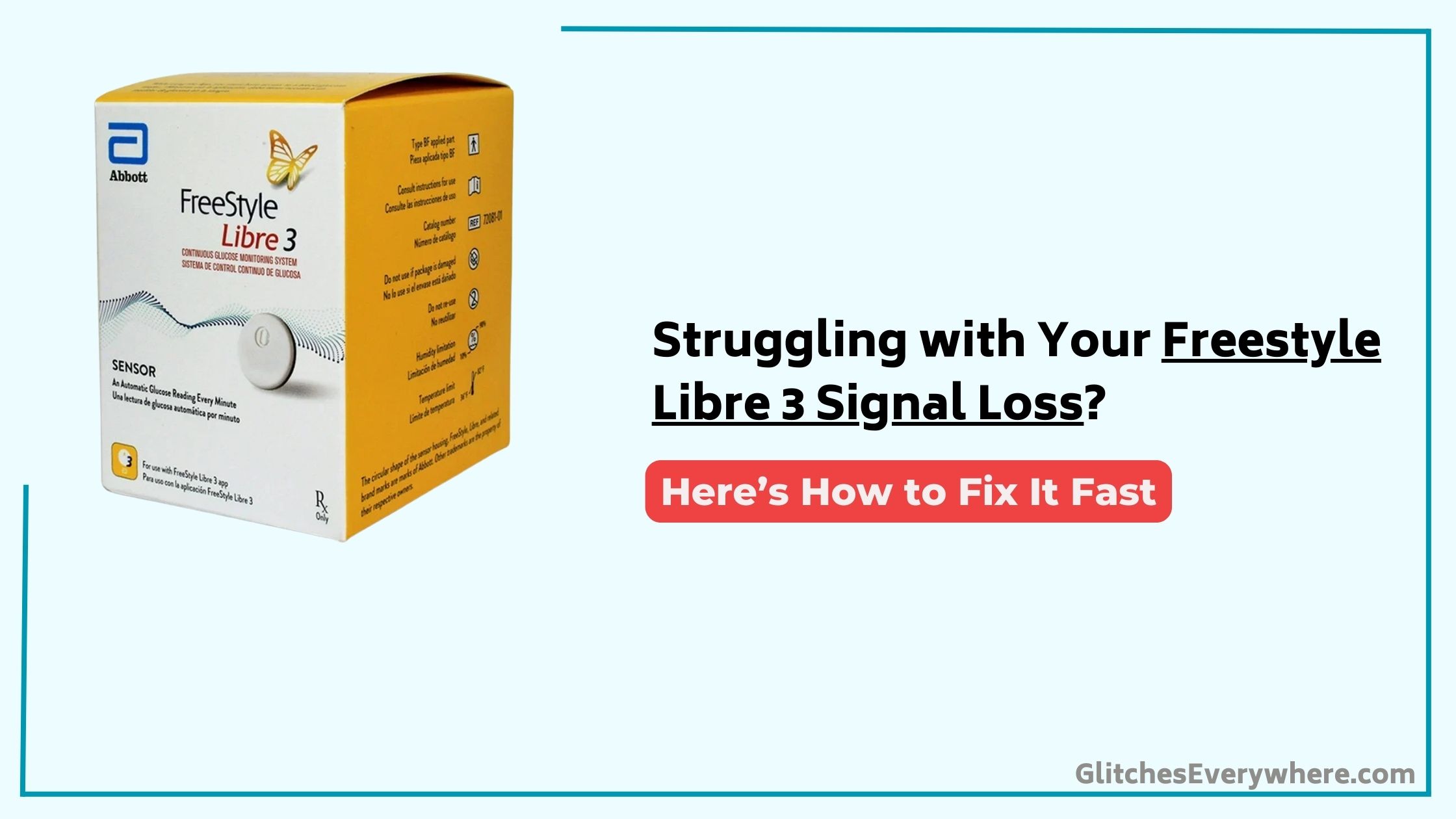 Freestyle Libre Signal Loss Troubleshooting
