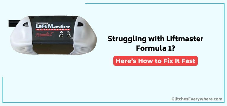 Liftmaster Formula Troubleshooting