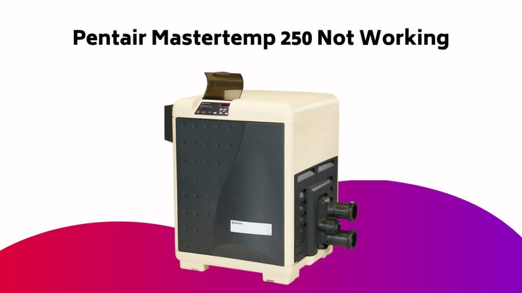 Pentair Mastertemp Not Working